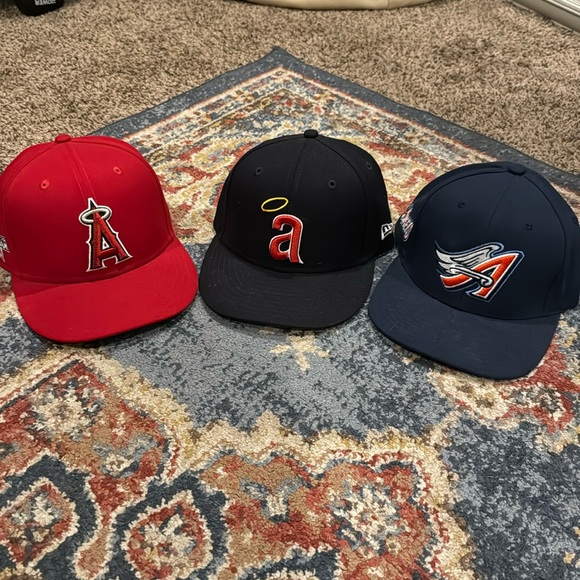 Angels Fitted Hats Size 7 - Picture 1 of 7